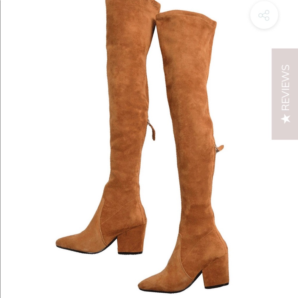 Brown over the knee boots. Brand new!